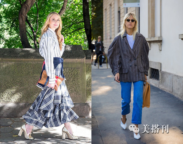 时髦又显瘦的条纹元素2020火翻天,彩色的竖条纹显瘦