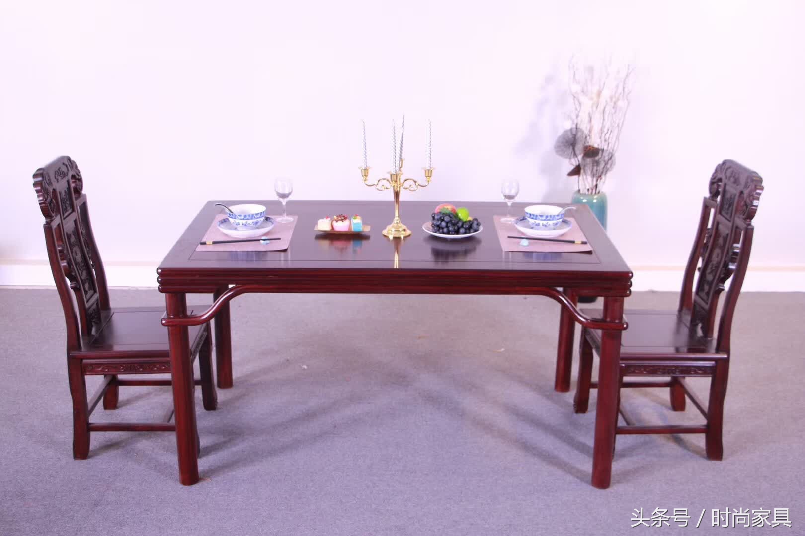 红木餐桌怎么弄好看又简单,简单风格的红木餐桌