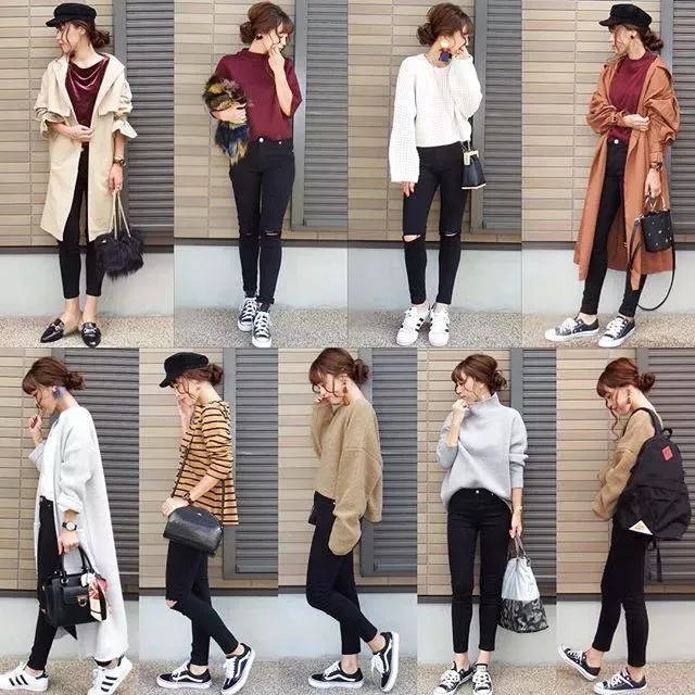 时尚博主穿搭牛仔外套,时尚博主平价服装穿搭