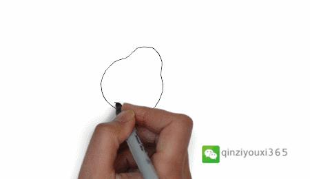 100个人物动态简笔画,青蛙蝌蚪动态简笔画