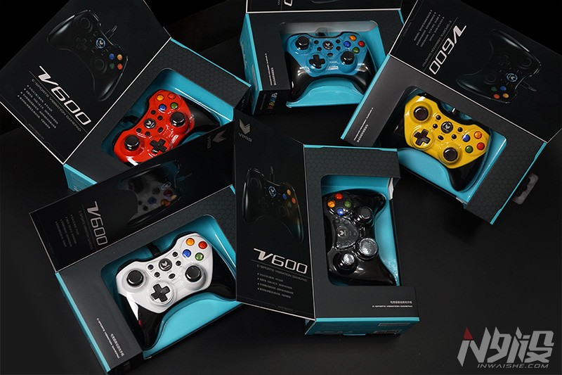 雷柏v600游戏手柄评测,雷柏v600s手柄无线连接