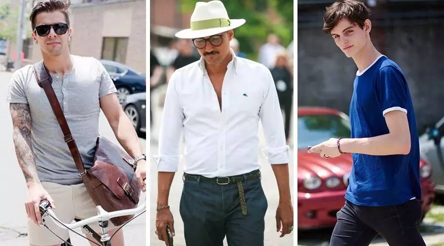 夏季男装流行色,男装配色高级感夏