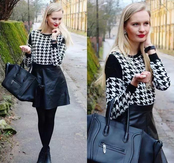 格纹怎么穿显瘦,韩式格纹怎么穿