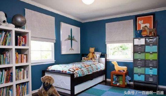 男孩房装修设计高级感,男孩屋装修风格效果图