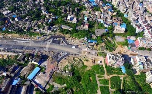 最新清宁路延长线航拍——高清效果，从东方世纪到毅德国际商贸城！