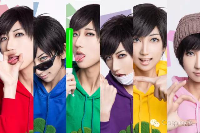 一人六役阿松，sox手势！这是什么我一点也不懂！