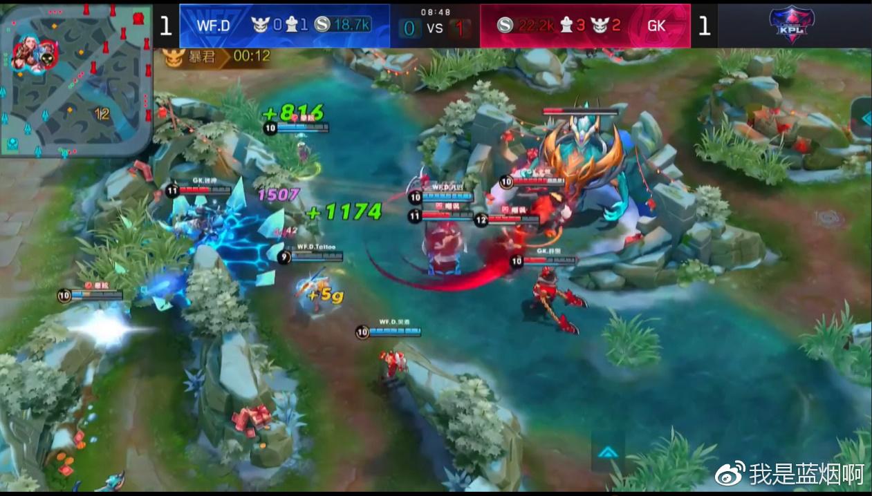 王者光荣触手蓝烟直播,触手直播蓝烟花木兰