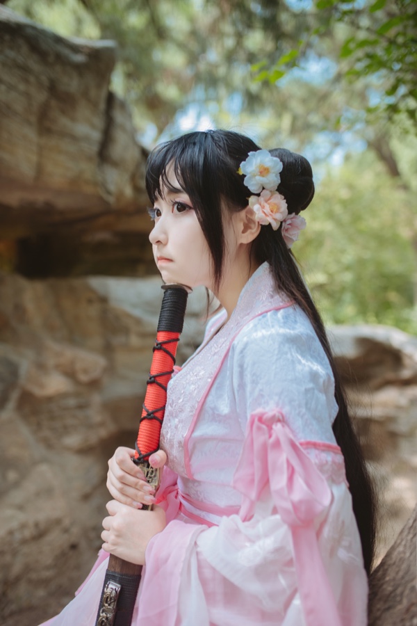 小骨漫画cos,cosplay正片花千骨