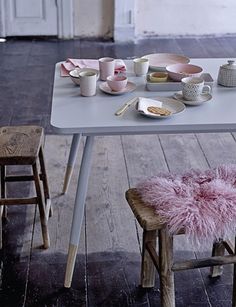 喜欢Bloomingville这套花漾粉家居吗？