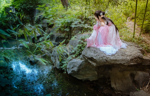 小骨漫画cos,cosplay正片花千骨