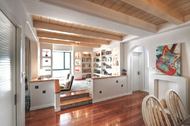 小户型全屋榻榻米极简,一居两卧小户型床榻榻米