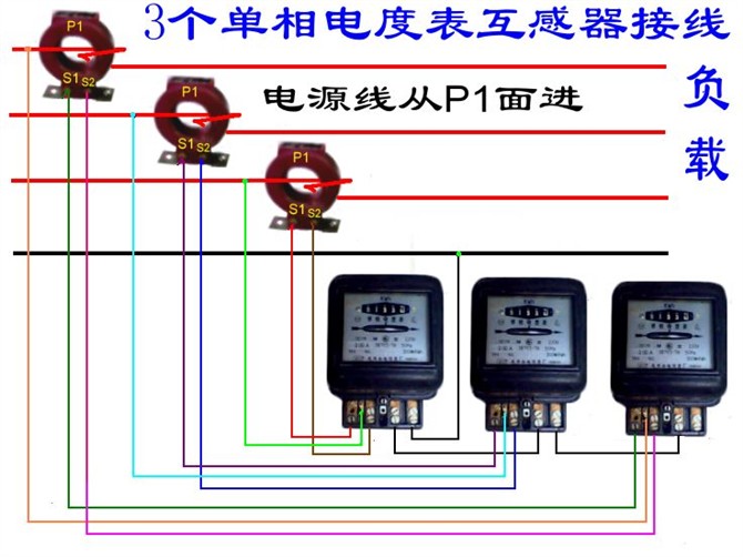 低压电工电表接线正确接法图解,实操电工电表接线图