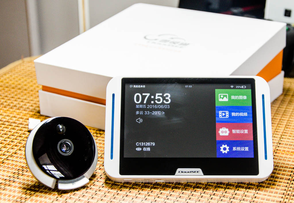 刘涛《欢乐颂》里用的猫眼测评：云视通智能猫眼K1