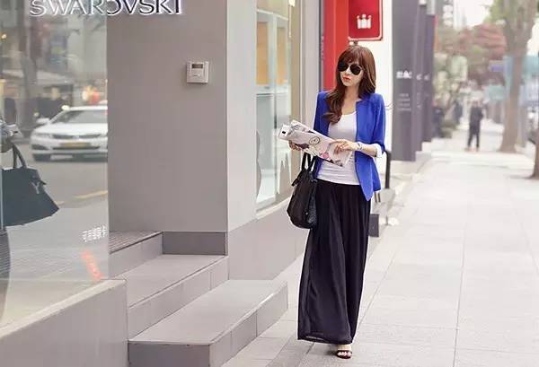 阔腿裤裙裤夏季搭配,时尚阔腿裤裙裤搭配