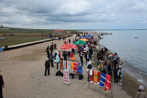 波澜壮阔青海湖,水天一色的青海湖