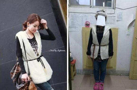 卖家秀与买家秀这差别也太大了吧,模特秀和买家秀对比