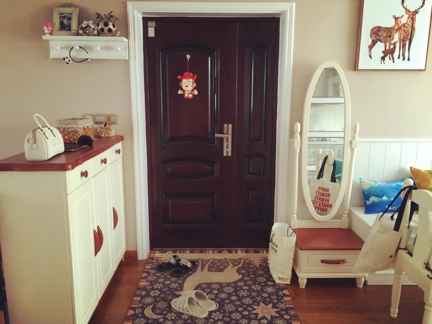 三室两厅两卫美式田园混搭婚房毕业照