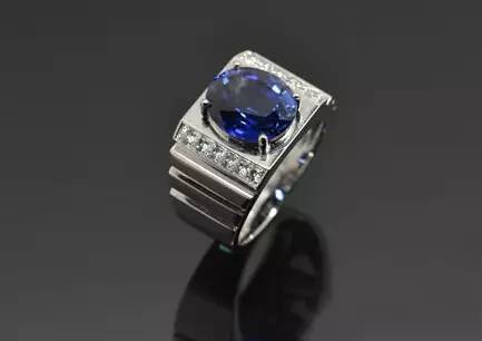 彩宝男戒：男人也可以如此风骚