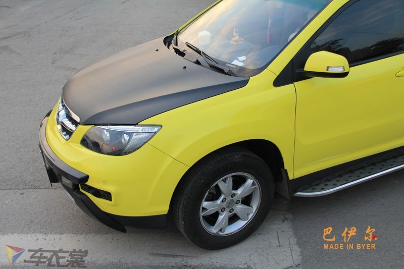 比亚迪s6黑色隔热膜,比亚迪s6贴膜改色