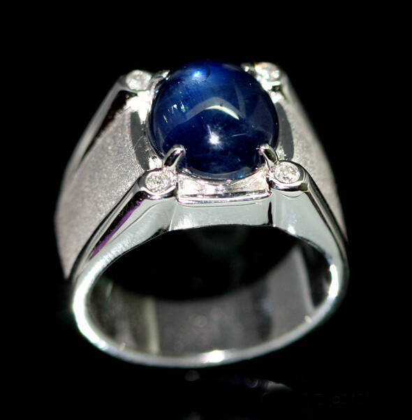 彩宝男戒：男人也可以如此风骚