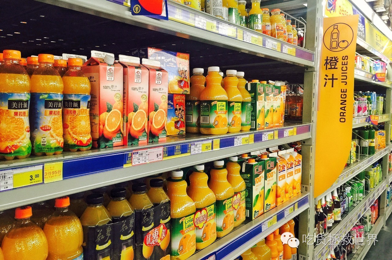 混果汁橙汁热量测评,四种果汁让你越喝越瘦