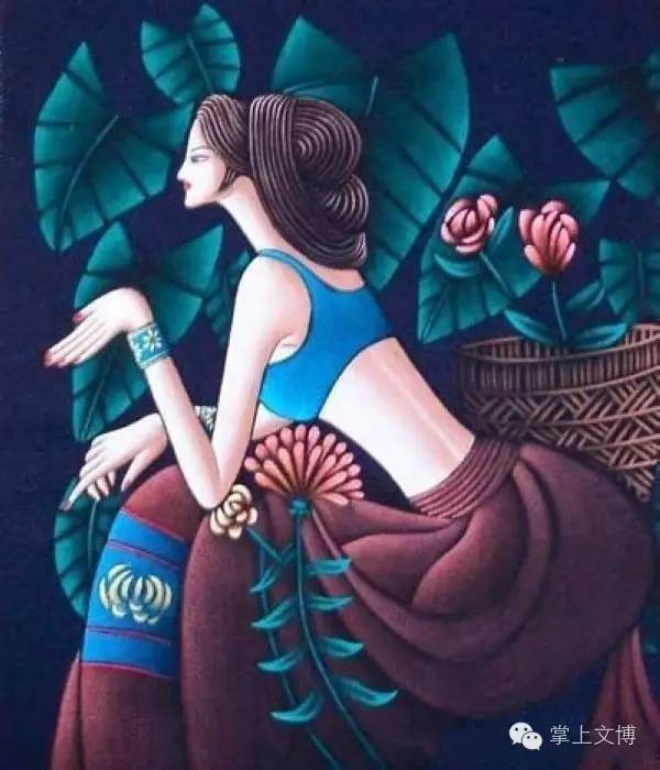 画一幅关于蜡染的画,适合新手的蜡染画