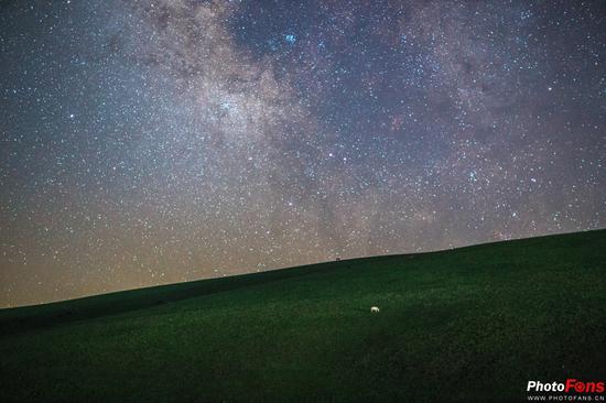 如何拍出璀璨绚丽的星空,流光快门怎么拍摄绚烂星空