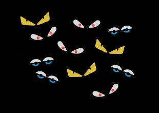 芬迪小怪兽t恤真假,fendi芬迪怪兽图片