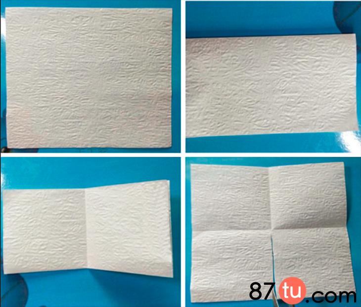 兔兔书签折纸教程,亲子手工小白兔折纸