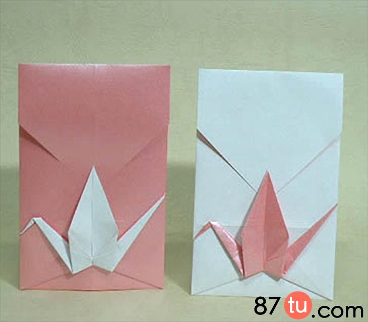 千纸鹤信封折纸教程视频,千纸鹤信封折纸慢教程
