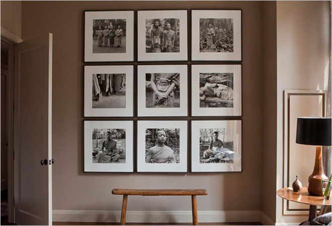 墙绘十字绣图片,农村客厅挂十字绣图