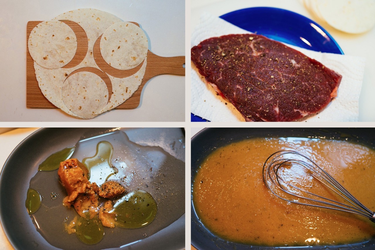 芝麻酱拌牛肉卷,黑胡椒酱汁牛肉卷的做法