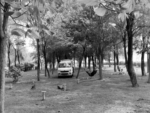 面对“烤”验请将你的纳凉调为文明模式