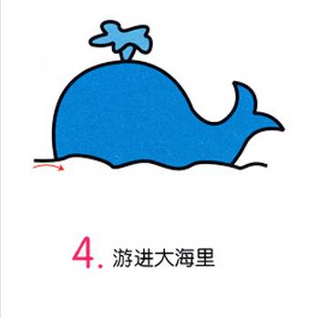 可爱的小鲸鱼简笔画图片大全,梦幻大鲸鱼简笔画怎么画