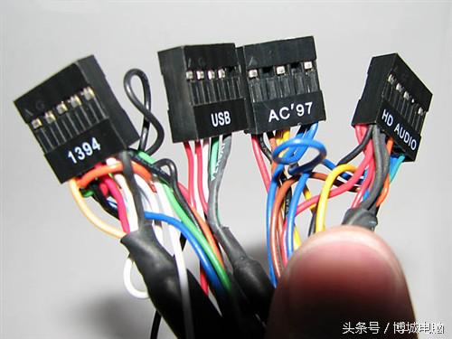 主机与主板的跳线,diy电脑机箱跳线与主板连接图解