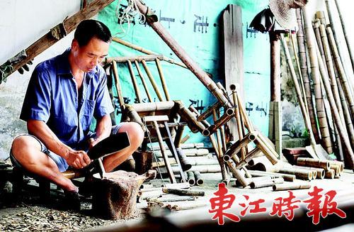 竹器制作技艺,制作竹器