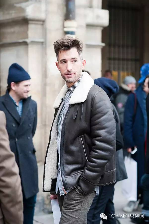 复古保暖夹克,belstaff剪羊毛飞行员夹克