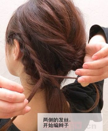 最新100种简单韩式盘发步骤图解,2款简单的盘发优雅更显气质