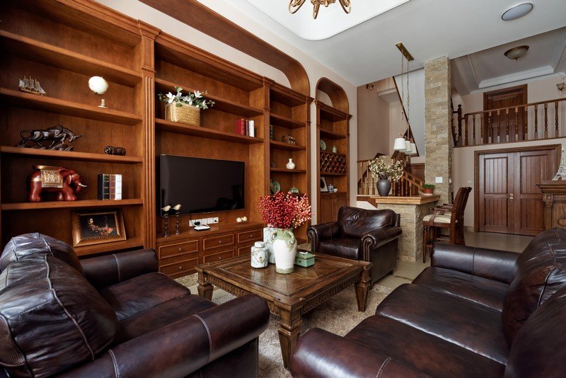 美式轻奢硬装100平,6万软装硬装90平