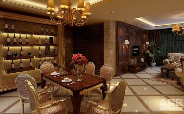 欧式风格装修酒柜效果图片大全,新中式酒柜这样做时尚大气