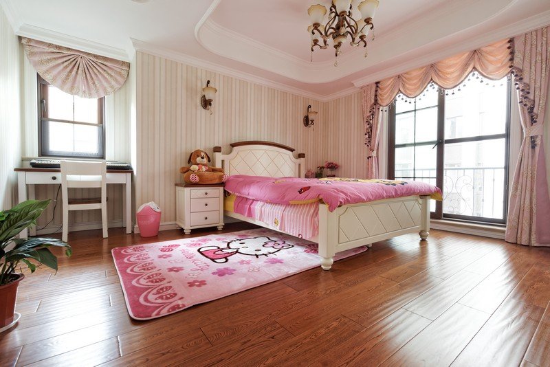 美式轻奢硬装100平,6万软装硬装90平