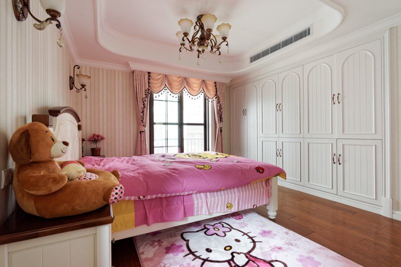 美式轻奢硬装100平,6万软装硬装90平