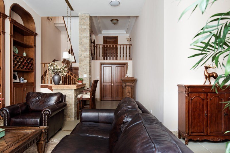 美式轻奢硬装100平,6万软装硬装90平