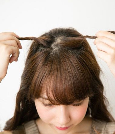 最新100种简单韩式盘发步骤图解,2款简单的盘发优雅更显气质