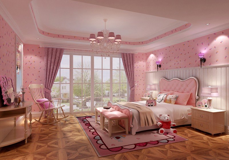 美式轻奢硬装100平,6万软装硬装90平