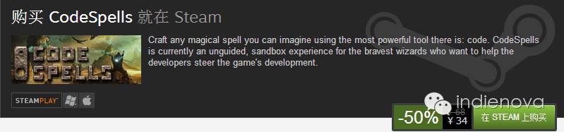 indienovaPicks：程序写累了就玩玩编程游戏吧