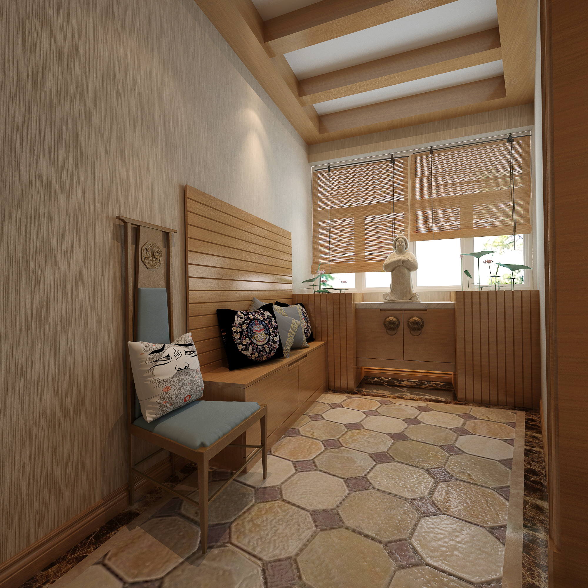 半包100平米装修风格,大面积中式风格装修全包