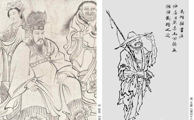 中国画线条的魅力十八描技法,中国画线描技法十八描