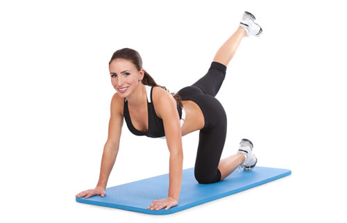 瑜伽平衡和普拉提提臀瘦腿,瑜伽普拉提教程快速减肥动作视频