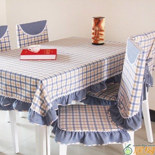 田园风桌布氛围感,田园风格桌布配蕾丝桌布效果